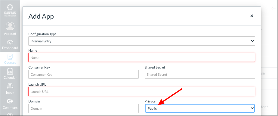 enter the LTI information from your Scholastic account and be sure to set the privacy to public